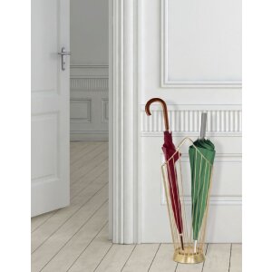 Mauro Ferretti Подставка для зонтов Stick 25,5x18,5x60 см золото