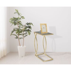 Диванный стол Mauro Ferretti 45,5x25,5x60 см черное золото