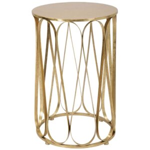 Mauro Ferretti Beistelltisch Venezia Ø 37x58 cm gold