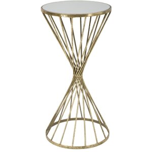 Mauro Ferretti Beistelltisch Hypnos Ø 35x70 cm gold