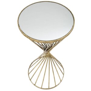 Mauro Ferretti Приставной столик Hypnos Ø 35x70 см золото