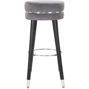 Барный стул Mauro Ferretti Paris Ø 35x74 см серо-черный