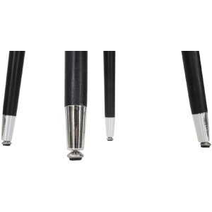 Барный стул Mauro Ferretti Paris Ø 35x74 см серо-черный