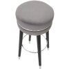Барный стул Mauro Ferretti Paris Ø 35x74 см серо-черный