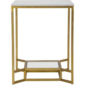 Mauro Ferretti Beistelltisch Double Marble 47x47x60 cm...