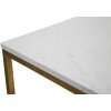Mauro Ferretti Приставной столик Double Marble 47x47x60 см золотисто-белый