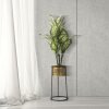 Mauro Ferretti Blumenständer Einfach Ø 25x50 cm gold schwarz