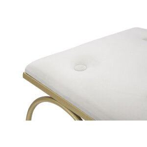 Mauro Ferretti табурет сердце 50x37,5x51,5 см золото крем