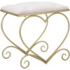 Mauro Ferretti табурет сердце 50x37,5x51,5 см золото розовый