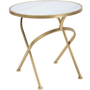 Mauro Ferretti Beistelltisch Glam Mat Ø 50,5x50 cm...