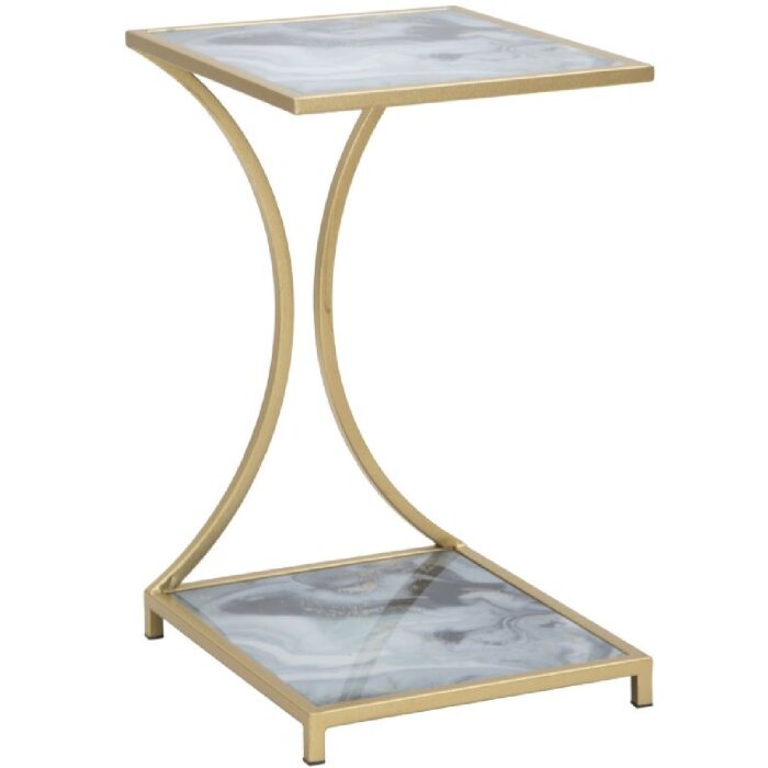 Mauro Ferretti приставной столик Glam Ebene 40x35x60 см золото