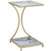 Mauro Ferretti приставной столик Glam Ebene 40x35x60 см золото