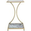 Mauro Ferretti приставной столик Glam Ebene 40x35x60 см золото