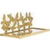 Mauro Ferretti Wandregal Schmetterlinge 2er Set 43x19,2x16,5 cm gold