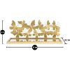 Mauro Ferretti Wandregal Schmetterlinge 2er Set 43x19,2x16,5 cm gold