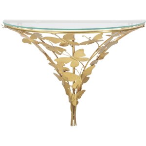 Mauro Ferretti настенная прикроватная тумба Бабочки 44,5x24,5x34,5 см золото