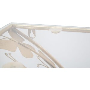 Mauro Ferretti настенная прикроватная тумба Бабочки 44,5x24,5x34,5 см золото