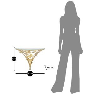 Mauro Ferretti настенная прикроватная тумба Бабочки 44,5x24,5x34,5 см золото