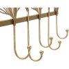 Mauro Ferretti настенная вешалка 7 створок 66,2х6х26,3 см золото