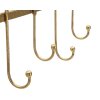 Mauro Ferretti настенная вешалка 5 створок 49,5x6x26,3 см золото
