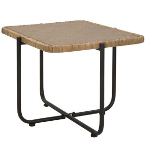 Mauro Ferretti Couchtisch Cebu 75x55x46,5 cm schwarz braun