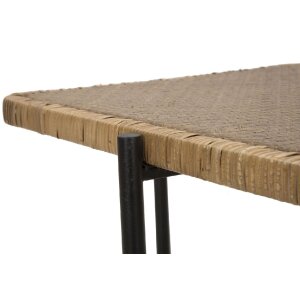 Mauro Ferretti Couchtisch Cebu 75x55x46,5 cm schwarz braun