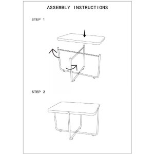 Mauro Ferretti Couchtisch Cebu 75x55x46,5 cm schwarz braun
