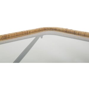 Mauro Ferretti Saint Barth журнальный столик 70x50x45 см черно-коричневый