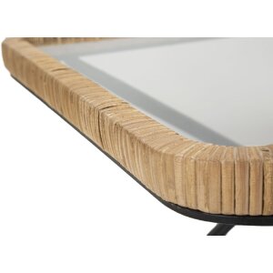 Mauro Ferretti Saint Barth журнальный столик 70x50x45 см черно-коричневый