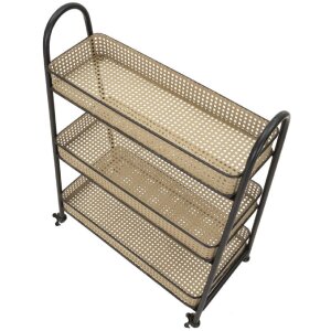 Mauro Ferretti тележка Fuji 60x30x80 см черный натуральный