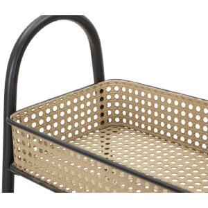 Mauro Ferretti тележка Fuji 60x30x80 см черный натуральный