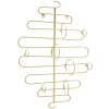 Mauro Ferretti Настенный держатель для бутылок Alid 53x13x72 см золото для 4 бутылок