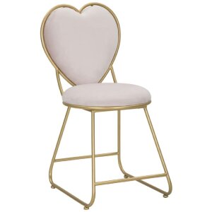 Mauro Ferretti кресло сердце 37x47x80 см золото розовый