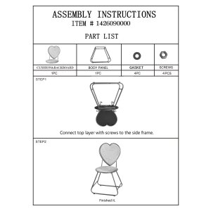 Mauro Ferretti кресло сердце 37x47x80 см золото розовый