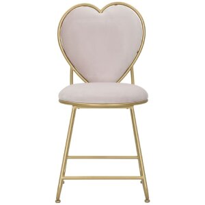 Mauro Ferretti кресло сердце 37x47x80 см золото розовый