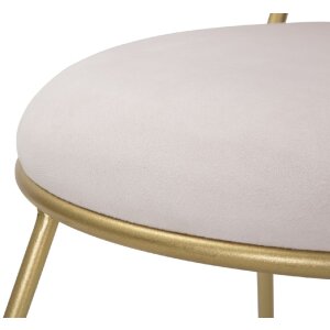 Mauro Ferretti кресло сердце 37x47x80 см золото розовый