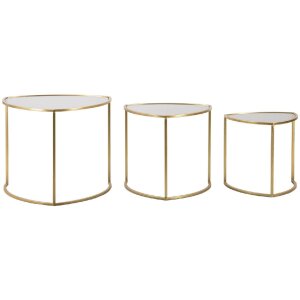 Mauro Ferretti Beistelltisch Triangle 3er Set Ø...