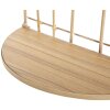 Mauro Ferretti Wandregal Doppelter Regalbogen 34,5x18x45,5 cm braun