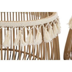 Mauro Ferretti Набор корзин Fuji из 2 частей Ø 47x39,5-34x36,5 см коричневый