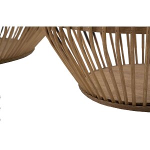 Mauro Ferretti Набор корзин Fuji из 2 частей Ø 47x39,5-34x36,5 см коричневый