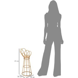 Mauro Ferretti подставка для цветов Panama tower Ø 28x62 см коричневая