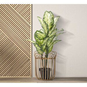 Mauro Ferretti Подставка для цветов Panama Ø 31,5x40 см коричневая