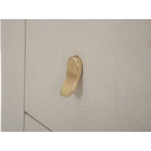 Mauro Ferretti прикроватная тумба beauty 60x40x47 см кремовое золото