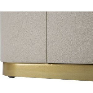 Mauro Ferretti прикроватная тумба beauty 60x40x47 см кремовое золото