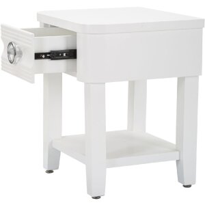 Mauro Ferretti тумба прикроватная глянец 45x40x54 см белая