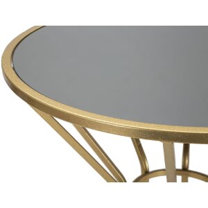 Приставной столик Mauro Ferretti Simple New Ø 50x100 золото