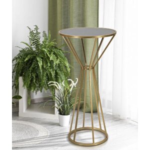 Приставной столик Mauro Ferretti Simple New Ø 50x100 золото