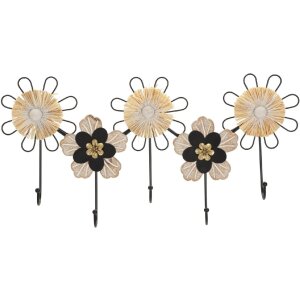 Mauro Ferretti Wandhaken 61x5,5x30,5 5 cm schwarz braun