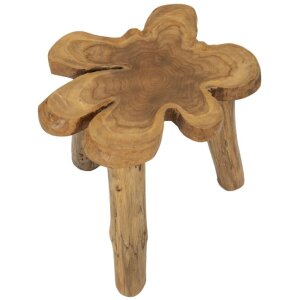 Mauro Ferretti Beistelltisch Bintang 50x47x50 cm braun