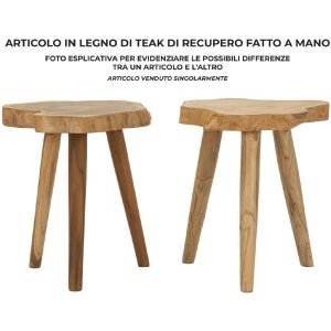 Табурет Mauro Ferretti Budut Ø 38x45 см коричневый